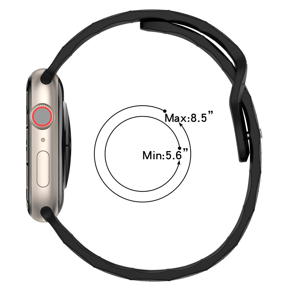 Mega Elegant Silikone Universal Rem passer til Apple Smartwatch - Rød#serie_8
