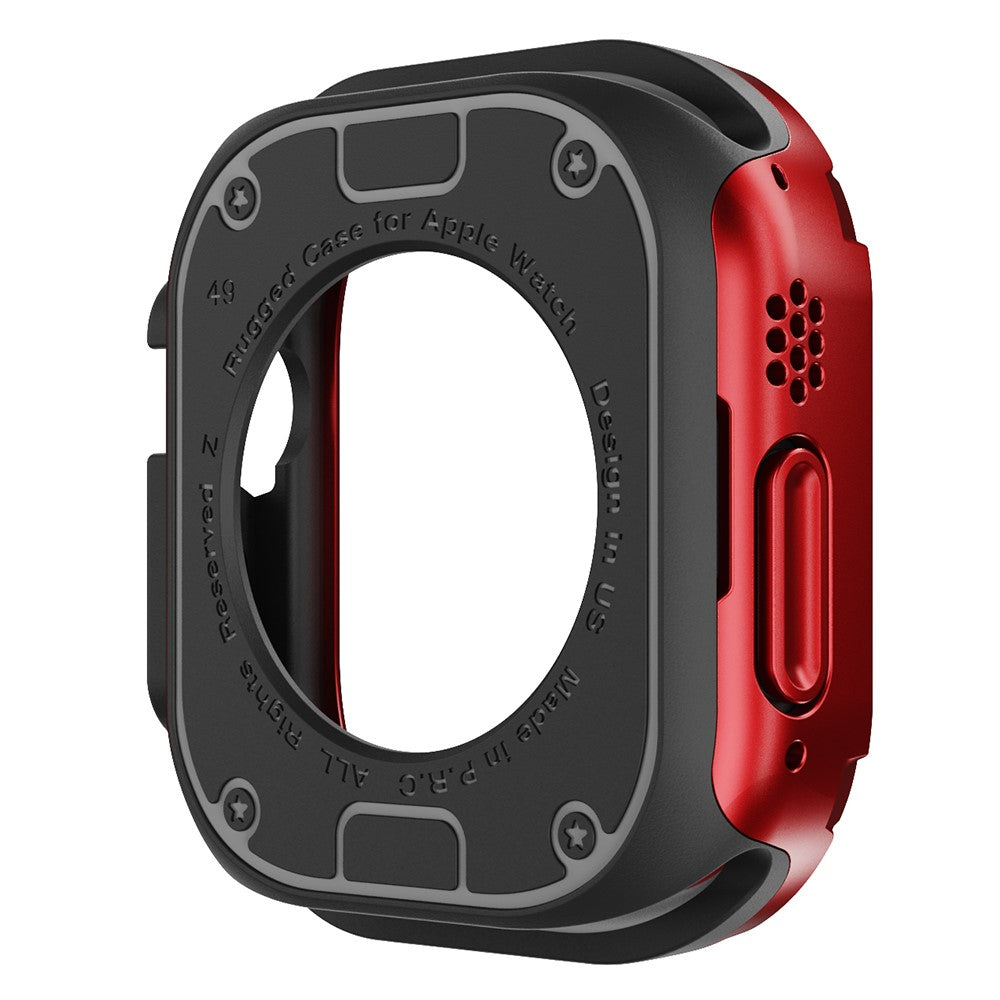 Beskyttende Silikone Universal Bumper passer til Apple Smartwatch - Rød#serie_1
