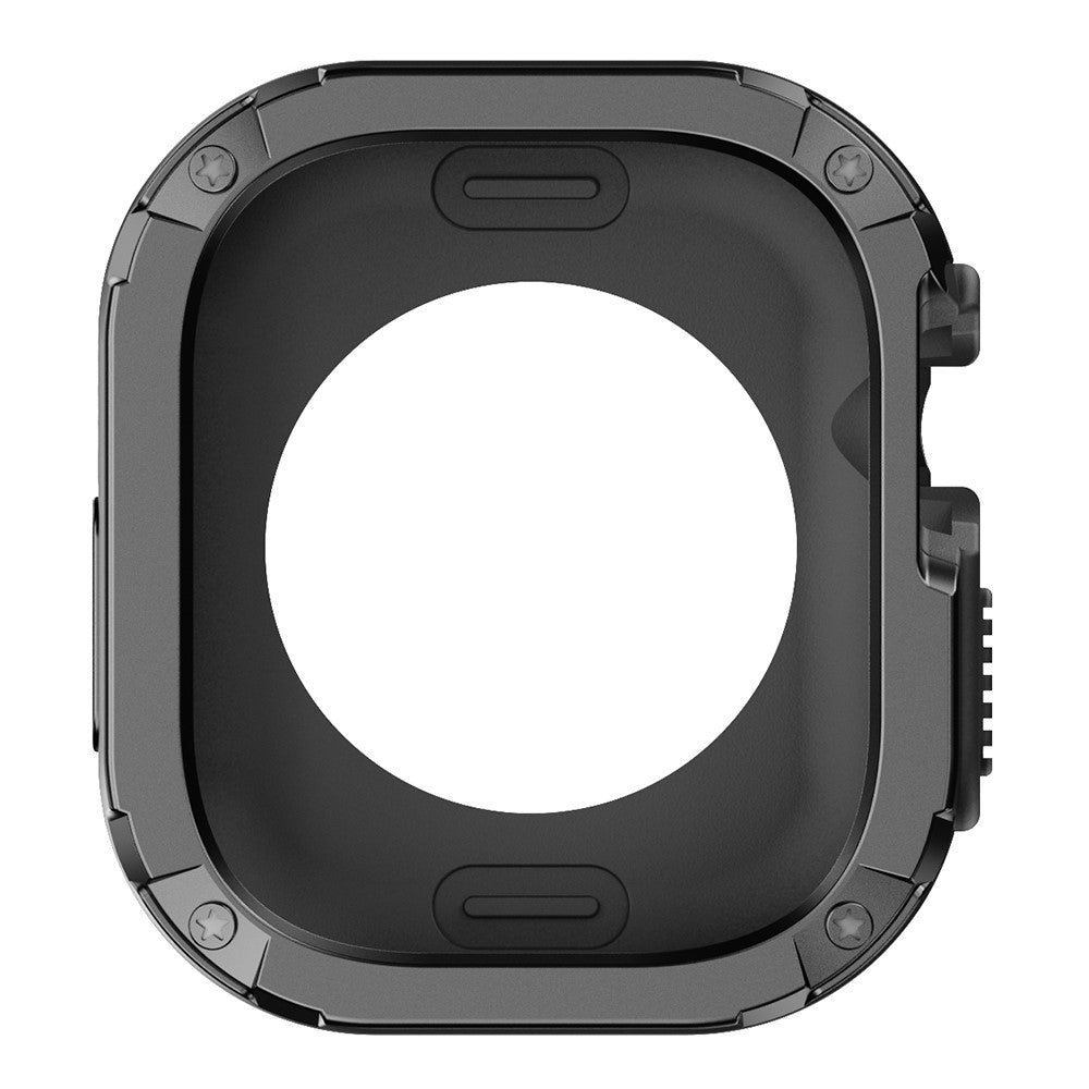 Beskyttende Silikone Universal Bumper passer til Apple Smartwatch - Sort#serie_2