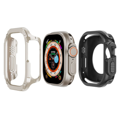 Beskyttende Silikone Universal Bumper passer til Apple Smartwatch - Hvid#serie_7