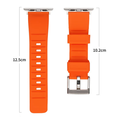 Meget Holdbart Silikone Universal Rem passer til Apple Smartwatch - Sort#serie_2