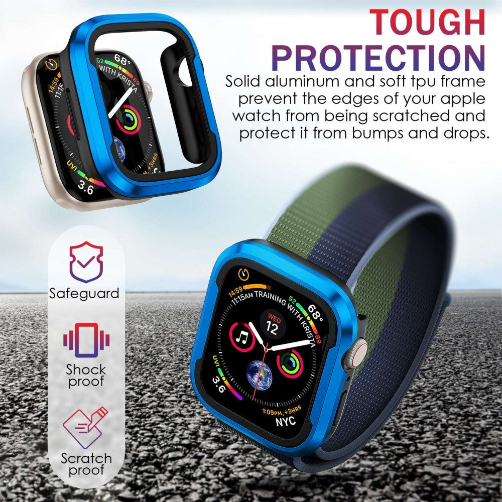 Universal Apple  Metal Bumper  - Blå#serie_7