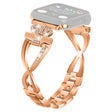 Apple Watch Series 9 45mm / Ultra 2 crown rhinestone décor alloy strap