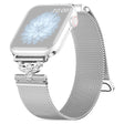 Apple Watch Series 9 45mm / Ultra 2 rhinestone S-shape milanese stainless steel strap