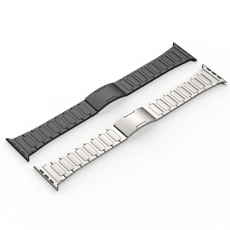 Godt Metal Universal Rem passer til Apple Smartwatch - Sort#serie_3