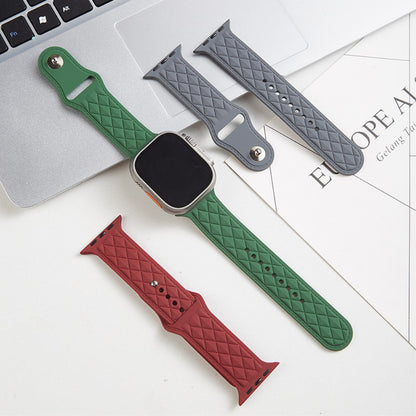 Fantastisk Silikone Universal Rem passer til Apple Smartwatch - Sølv#serie_1