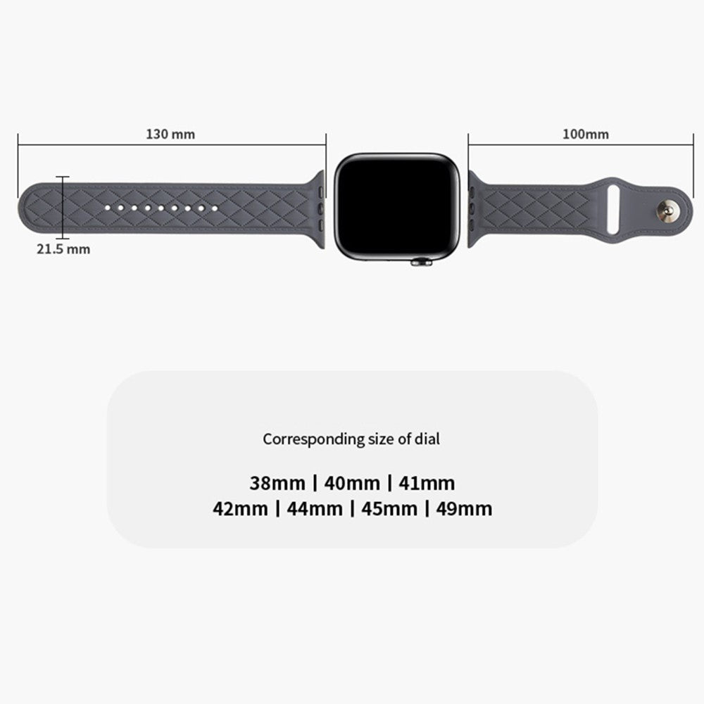 Apple Watch Series 9 41mm textured silicone strap - Army Green#serie_12