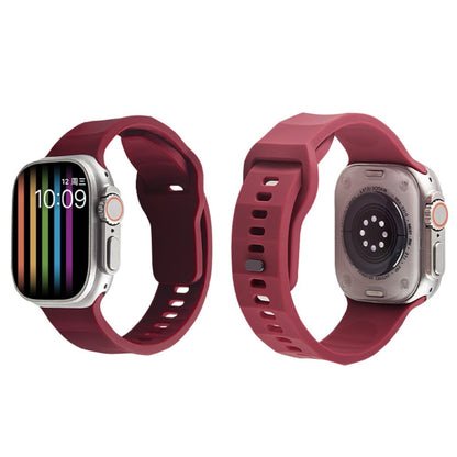 Mega Komfortabel Silikone Universal Rem passer til Apple Smartwatch - Sølv#serie_13