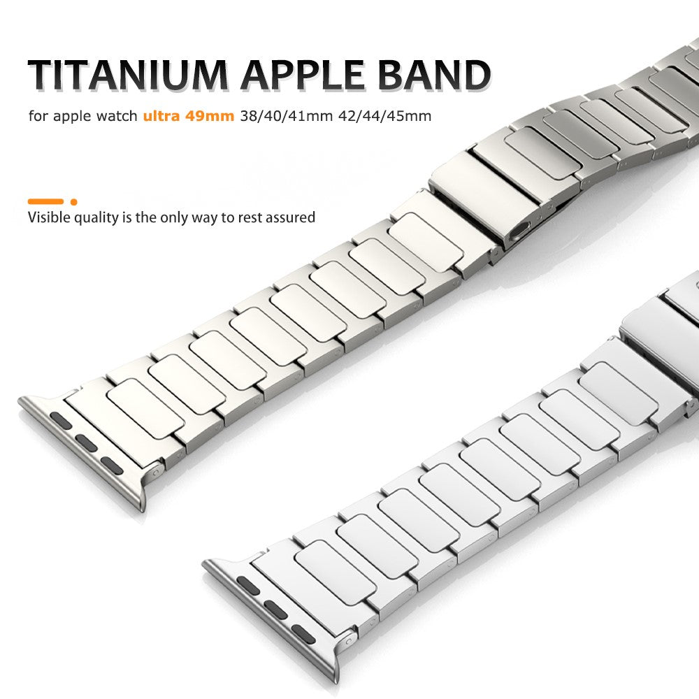 Elegant Metal Universal Rem passer til Apple Smartwatch - Sort#serie_3