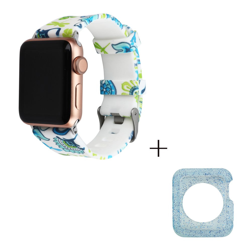 Silikone Cover passer til Apple Watch Series 1-3 38mm - Flerfarvet#serie_2