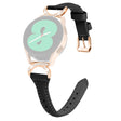 Super Gradevole Samsung Smartwatch Vera Pelle E Strass Universali Cinturino