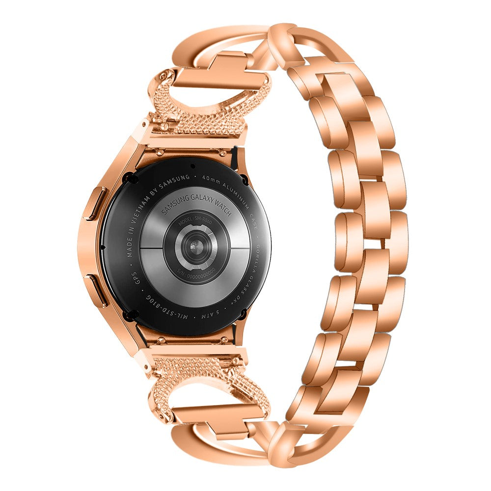 Mega Fantastisk Metal Universal Rem passer til Samsung Smartwatch - Pink#serie_1