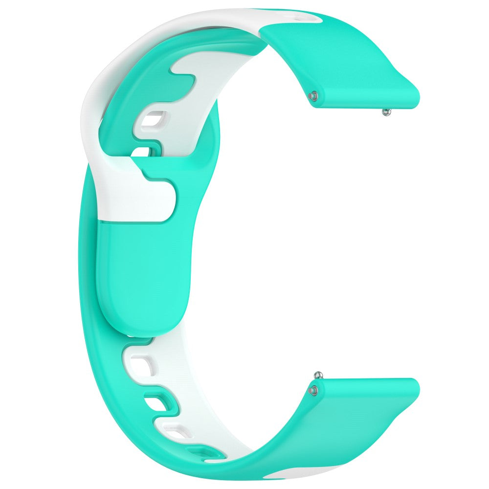 Mega Hårdfør Silikone Universal Rem passer til Smartwatch - Grøn#serie_10