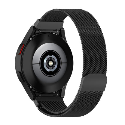 Milanese stainless steel strap for Samsung Galaxy Watch 6 / 5 / 4 - Black#serie_1