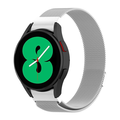 Super Elegant Metal Universal Rem passer til Samsung Smartwatch - Sølv#serie_2