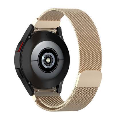 Milanese stainless steel strap for Samsung Galaxy Watch 6 / 5 / 4 - Champagne Gold#serie_3