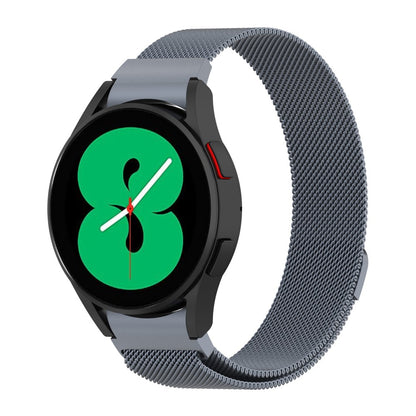 Super Elegant Metal Universal Rem passer til Samsung Smartwatch - Sølv#serie_4