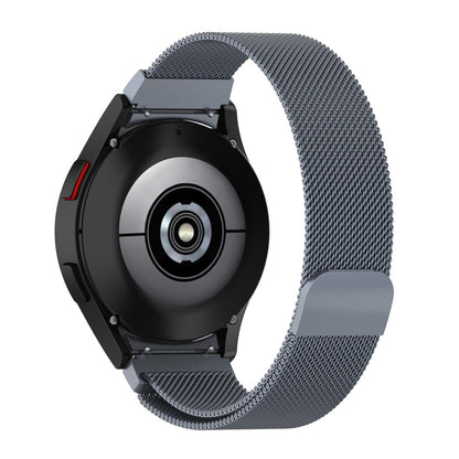 Milanese stainless steel strap for Samsung Galaxy Watch 6 / 5 / 4 - Dark Grey#serie_4