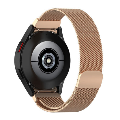 Milanese stainless steel strap for Samsung Galaxy Watch 6 / 5 / 4 - Rose Gold#serie_6