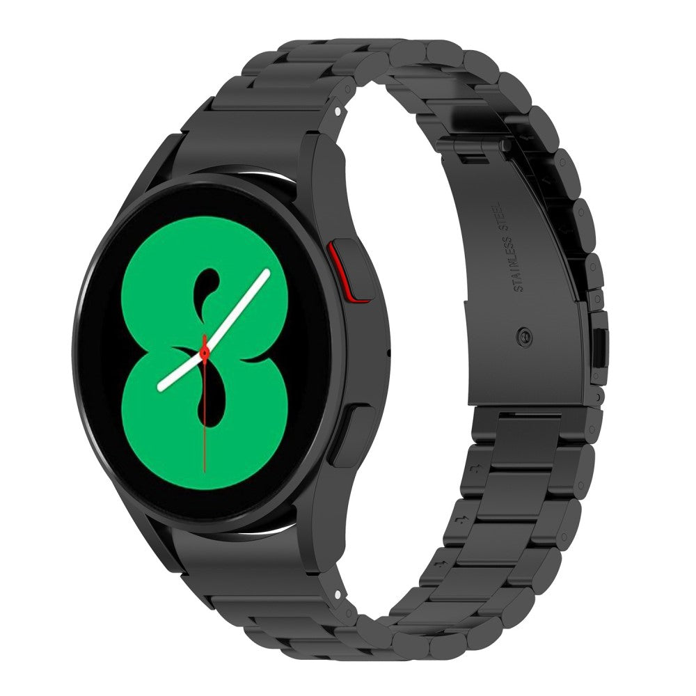 Glimrende Metal Universal Rem passer til Samsung Smartwatch - Sort#serie_1