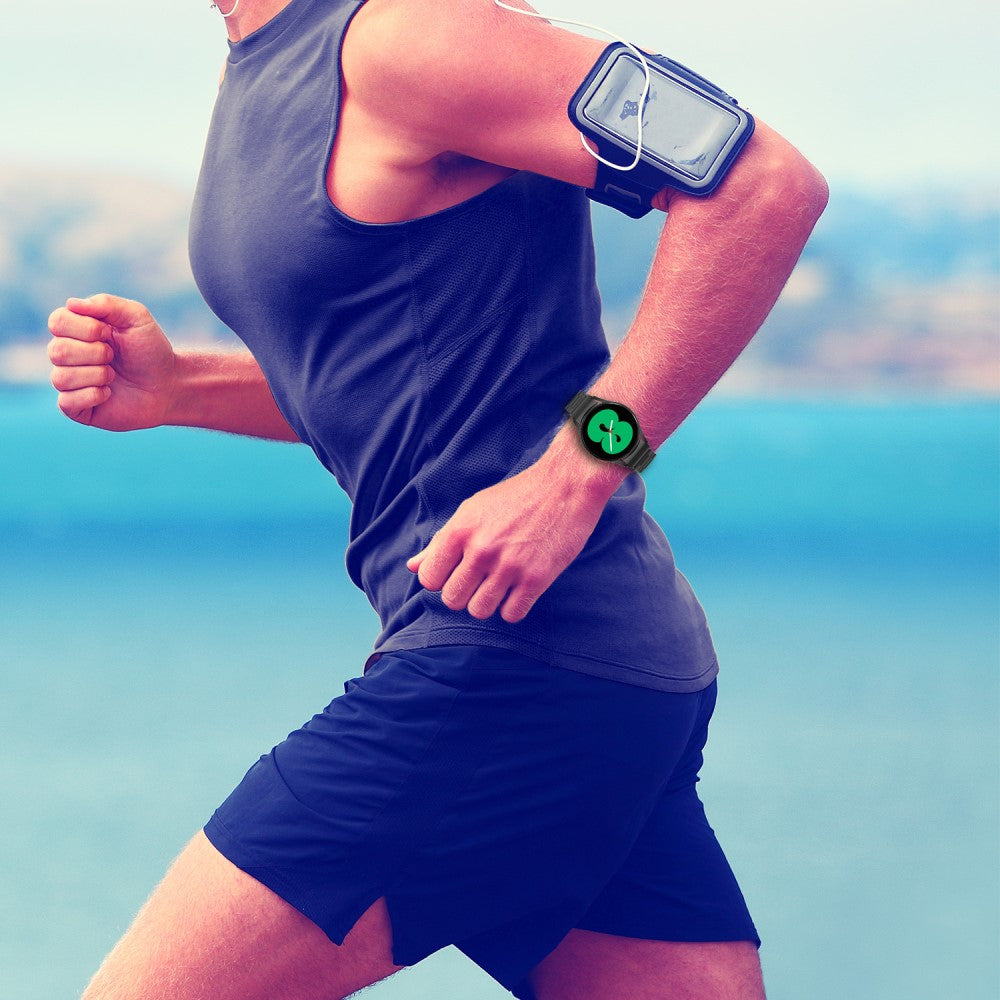Glimrende Metal Universal Rem passer til Samsung Smartwatch - Sort#serie_1