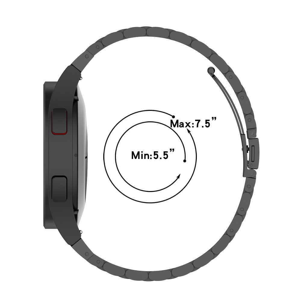 Glimrende Metal Universal Rem passer til Samsung Smartwatch - Flerfarvet#serie_3