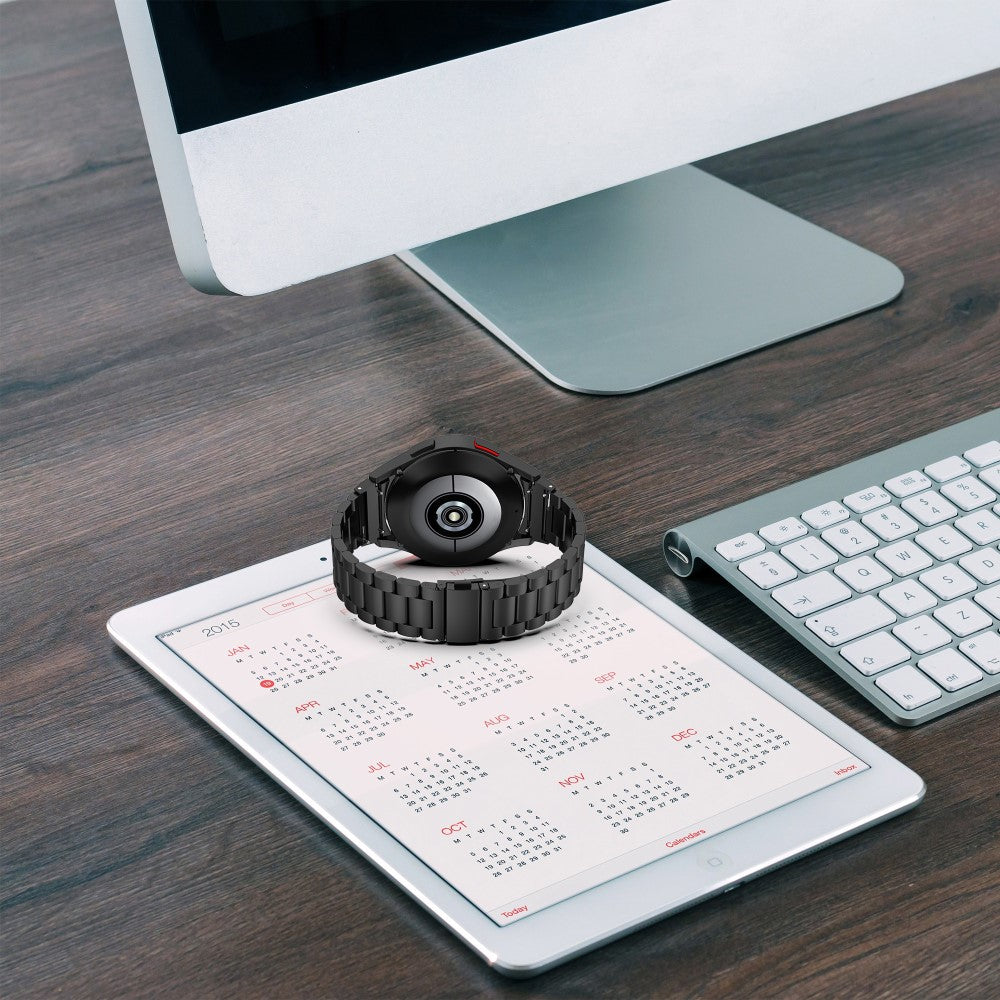 Glimrende Metal Universal Rem passer til Samsung Smartwatch - Guld#serie_5