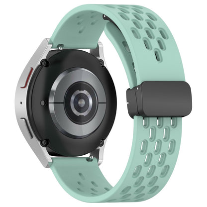 20mm silicone strap for Samsung Galaxy Watch 6 / 5 / 4 - Teal Green#serie_12