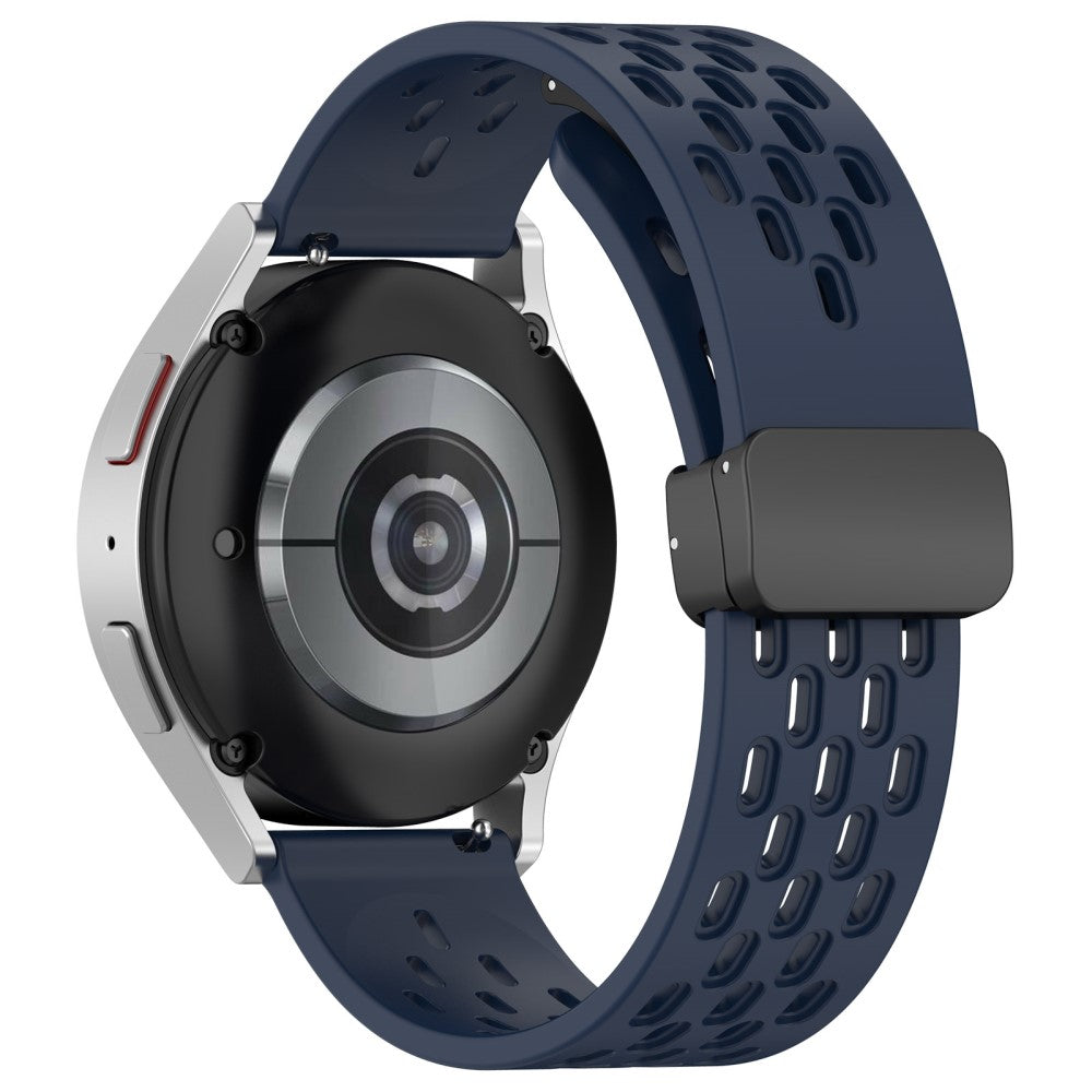 20mm silicone strap for Samsung Galaxy Watch 6 / 5 / 4 - Midnight Blue#serie_16