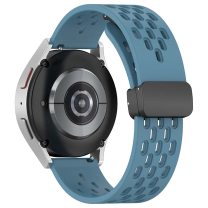 20mm silicone strap for Samsung Galaxy Watch 6 / 5 / 4 - Blue#serie_4