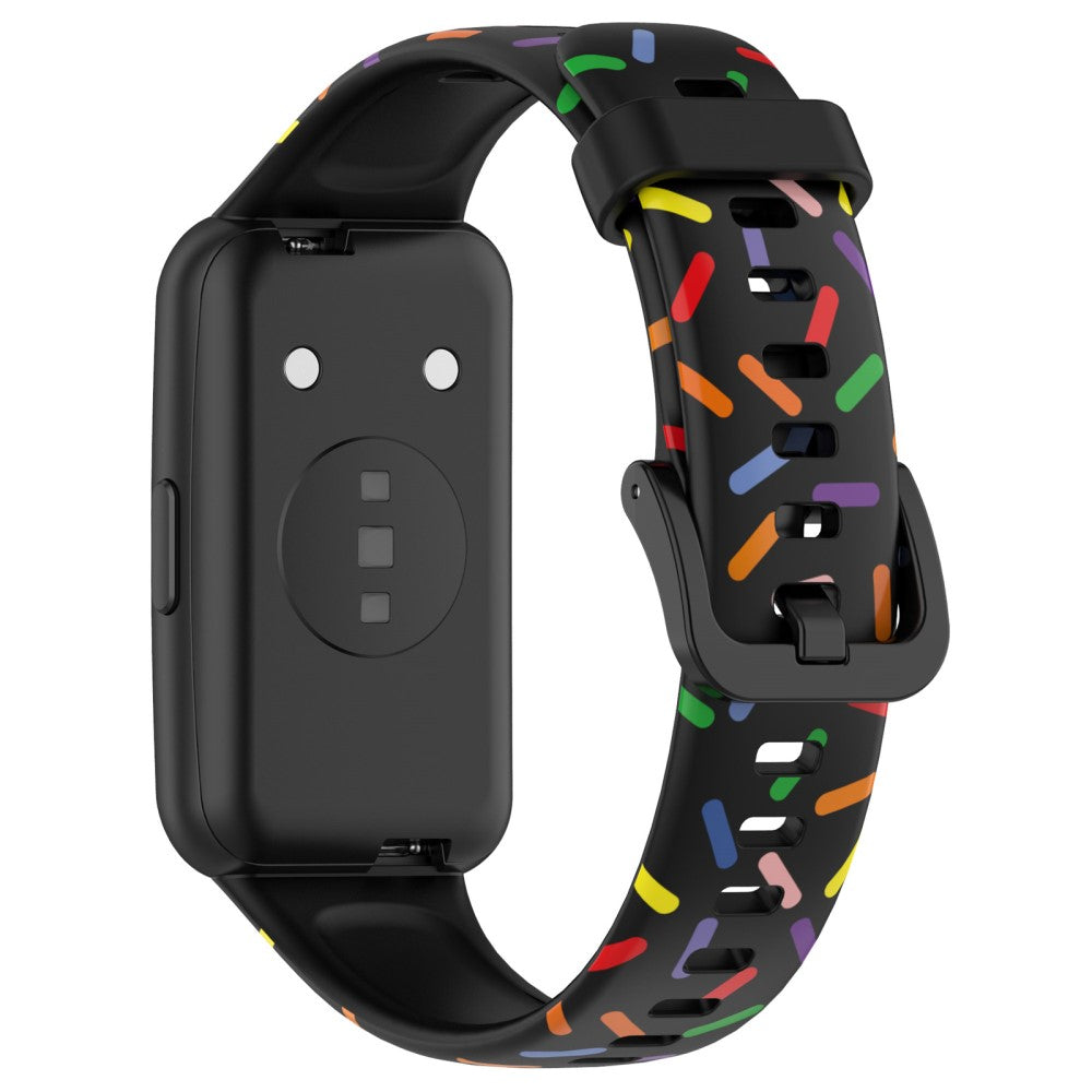 Komfortabel Rem passer til Xiaomi Mi Band 7 - Sort#serie_1