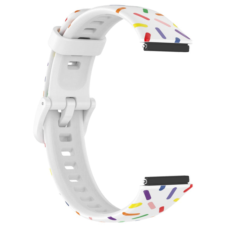 Komfortabel Rem passer til Xiaomi Mi Band 7 - Hvid#serie_2