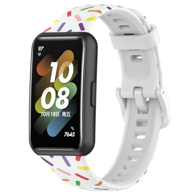 Komfortabel Rem passer til Xiaomi Mi Band 7 - Hvid#serie_2