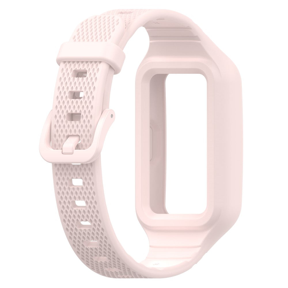 Meget Slidstærk Silikone Universal Rem passer til Huawei Smartwatch - Pink#serie_5