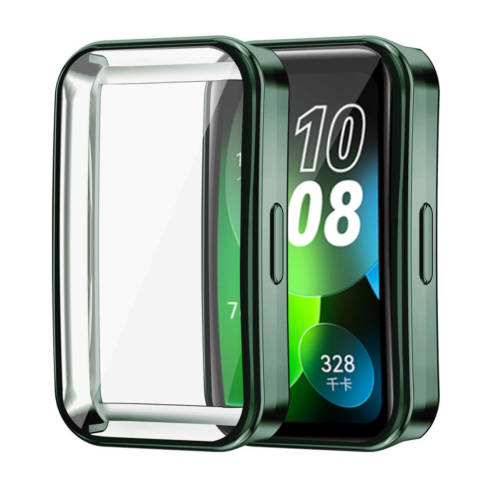 Meget Godt Silikone Cover passer til Huawei Band 8 - Grøn#serie_4