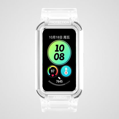Nydelig Plastik Og Silikone Universal Rem passer til Huawei Smartwatch - Sølv#serie_10