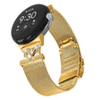 Google Pixel Watch stainless steel strap with buckle - Gold
