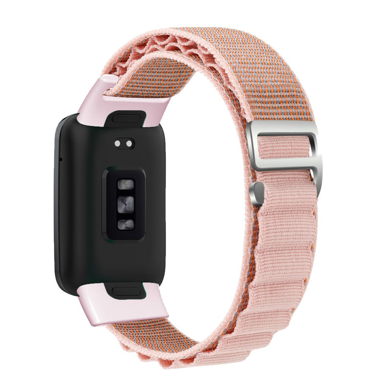 Vildt Rart Nylon Rem passer til Xiaomi Mi Band 7 Pro - Pink#serie_1