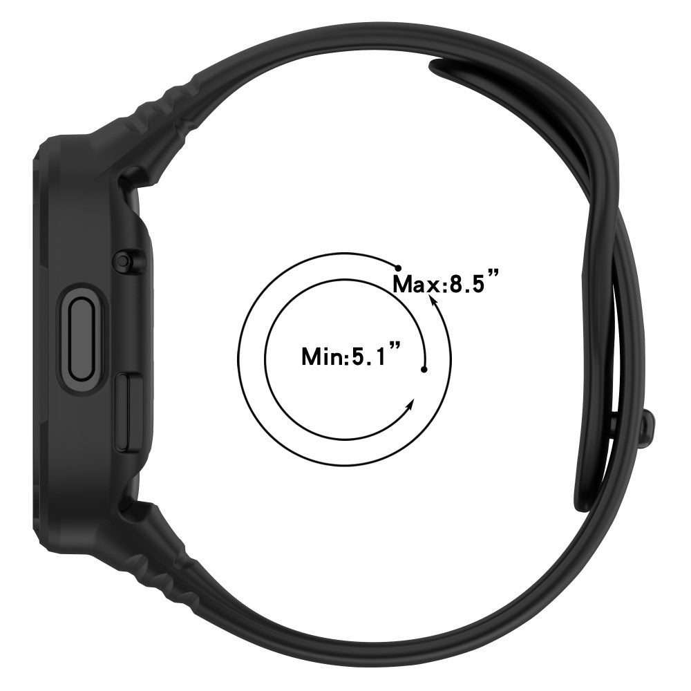 Xiaomi Redmi Watch 3 silicone strap with protective cover - Orange#serie_4
