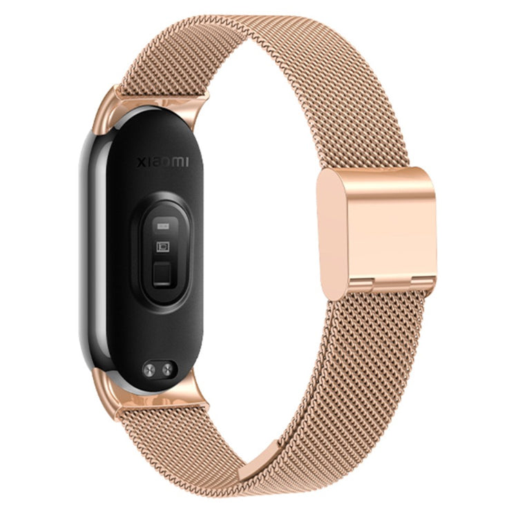 Meget Elegant Metal Rem passer til Xiaomi Smart Band 8 - Pink#serie_4