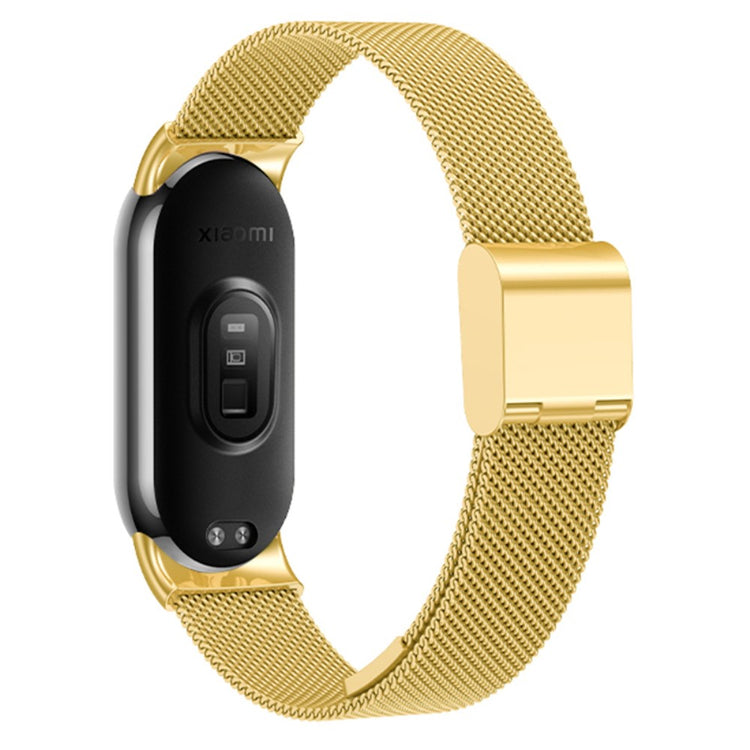 Meget Elegant Metal Rem passer til Xiaomi Smart Band 8 - Guld#serie_6