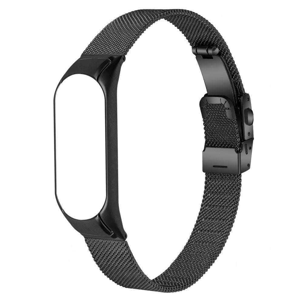 Helt Vildt Flot Metal Rem passer til Xiaomi Smart Band 8 - Sort#serie_1