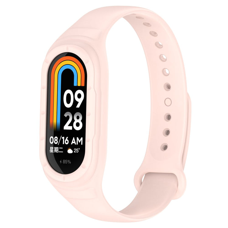 Alle Tiders Silikone Rem passer til Xiaomi Smart Band 8 - Pink#serie_16