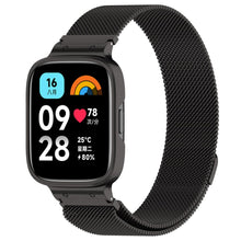 Milanese stainless steel strap for Xiaomi Redmi Watch 3 Active / Lite 3 - Black#serie_1