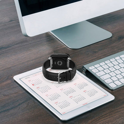 Xiaomi Redmi Watch 3 Active / Lite 3 Genuine leather strap with connector - Black#serie_1