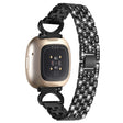 Fitbit Sense 1 / Fitbit Versa 3 Bracelet universel en métal et strass