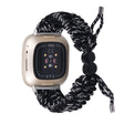 Fitbit Sense 2 / Versa 4 braid style strap - Solid Black