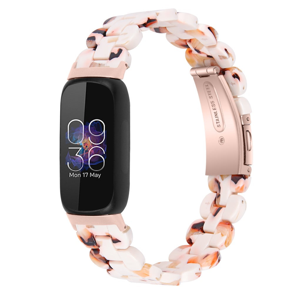 Mega Nydelig Plastik Rem passer til Fitbit Inspire 3 - Pink#serie_9