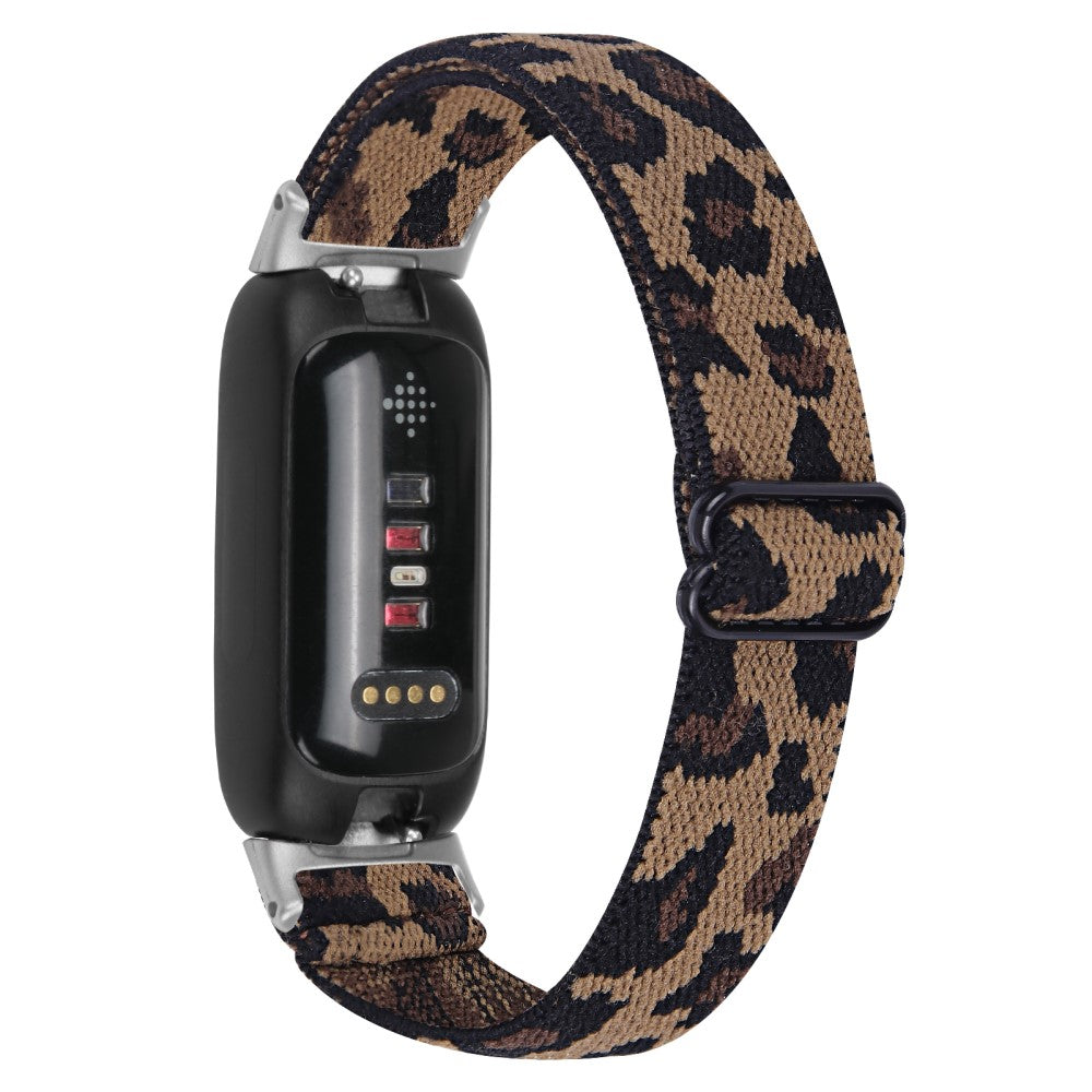 Skøn Nylon Rem passer til Fitbit Inspire 3 - Brun#serie_8