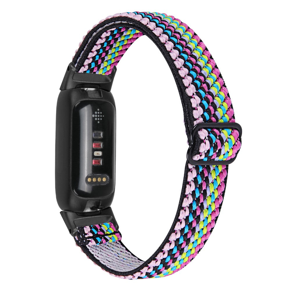 Fantastisk Metal Og Nylon Rem passer til Fitbit Inspire 3 - Flerfarvet#serie_3